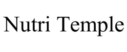 NUTRI TEMPLE trademark