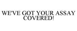 WE'VE GOT YOUR ASSAY COVERED! trademark