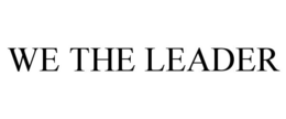 WE THE LEADER trademark