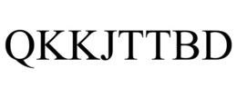 QKKJTTBD trademark