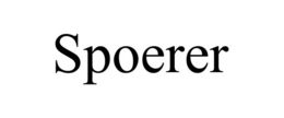 SPOERER trademark