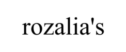 ROZALIA'S trademark