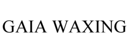 GAIA WAXING trademark
