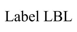 LABEL LBL trademark