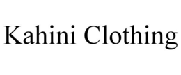 KAHINI CLOTHING trademark