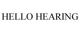 HELLO HEARING trademark