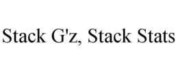 STACK G'Z, STACK STATS trademark