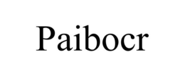 PAIBOCR trademark