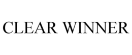 CLEAR WINNER trademark