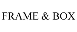 FRAME & BOX trademark