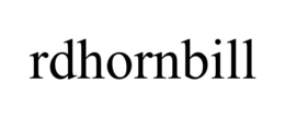 RDHORNBILL trademark