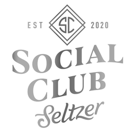 SC EST 2020 SOCIAL CLUB SELTZER trademark