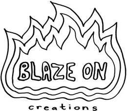 BLAZE ON CREATIONS trademark