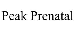 PEAK PRENATAL trademark