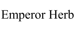 EMPEROR HERB trademark