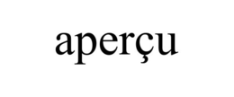 APERÇU trademark