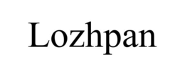 LOZHPAN trademark