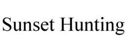 SUNSET HUNTING trademark