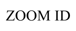 ZOOM ID trademark