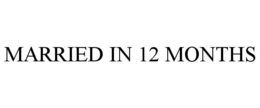 MARRIED IN 12 MONTHS trademark