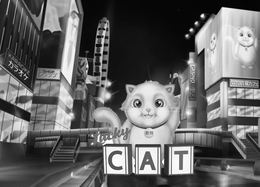 LUCKY CAT KARAOKE SHOP CASINO CAT CAFE trademark