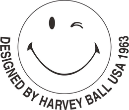 DESIGNED BY HARVEY BALL USA 1963 trademark