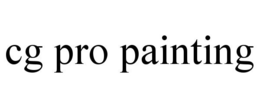 CG PRO PAINTING trademark
