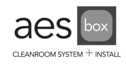 AES BOX CLEANROOM SYSTEM + INSTALL trademark
