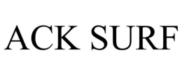 ACK SURF trademark