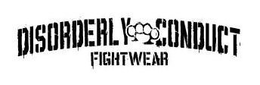 DISORDERLY CONDUCT FIGHTWEAR trademark