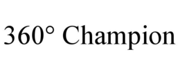 360° CHAMPION trademark