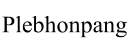 PLEBHONPANG trademark