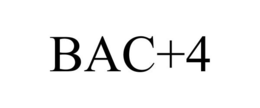BAC+4 trademark