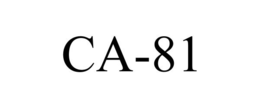 CA-81 trademark