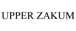 UPPER ZAKUM trademark