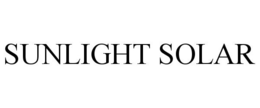 SUNLIGHT SOLAR trademark