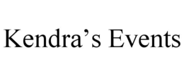 KENDRA'S EVENTS trademark