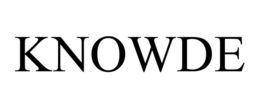 KNOWDE trademark