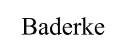 BADERKE trademark