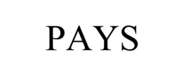 PAYS trademark