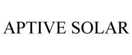 APTIVE SOLAR trademark