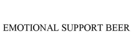 EMOTIONAL SUPPORT BEER trademark