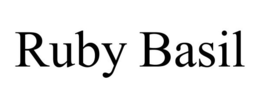 RUBY BASIL trademark