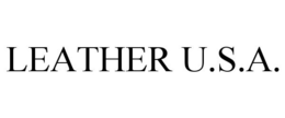 LEATHER U.S.A. trademark