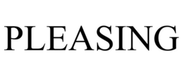 PLEASING trademark