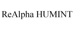 REALPHA HUMINT trademark