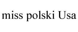 MISS POLSKI USA trademark