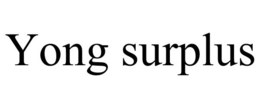 YONG SURPLUS trademark
