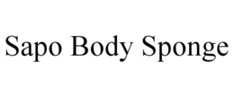 SAPO BODY SPONGE trademark
