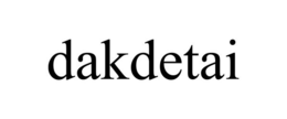 DAKDETAI trademark